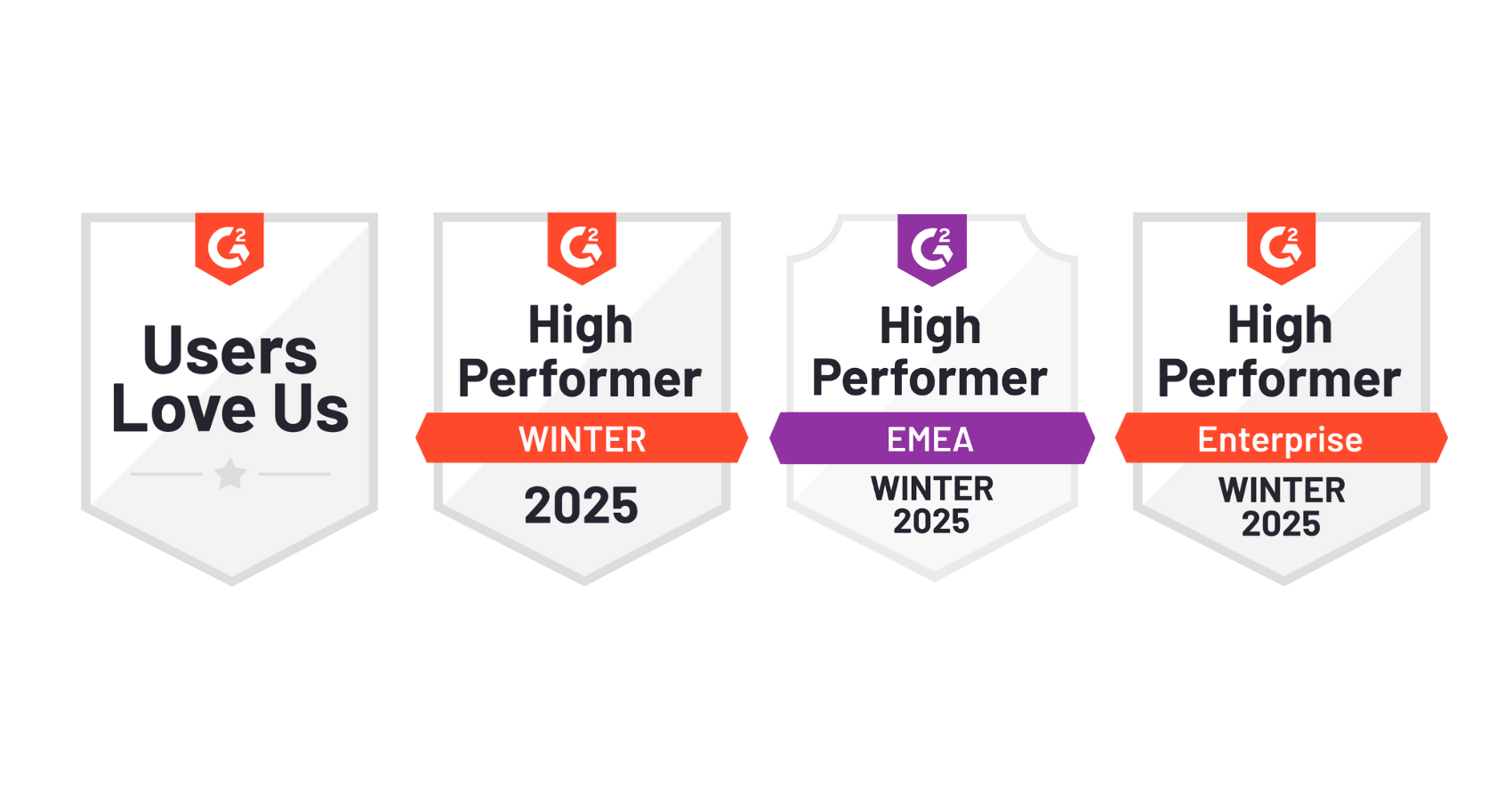G2 badges